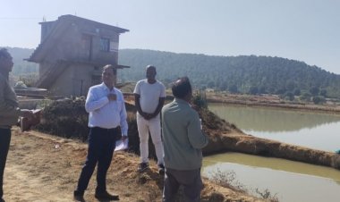 *प्रधानमंत्री धन धान्य कृषि योजना के एडिशनल सेन्ट्रल नोडल अधिकारी ने सोगड़ा डेम का किया अवलोकन,डेम मे आदिवासी मछुआ सहकारी समिति के द्वारा वर्ष 2018 से अब तक किया जा रहा है मछली पालन*
