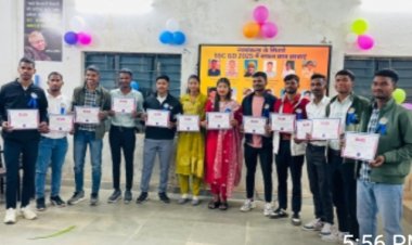 *नवसंकल्प की सफलता: जशपुर जिले के 12 युवाओं का अर्धसैनिक बलों में चयन,,2025 मे ही संस्थान से 125 विद्यार्थियों का लगा नौकरी*