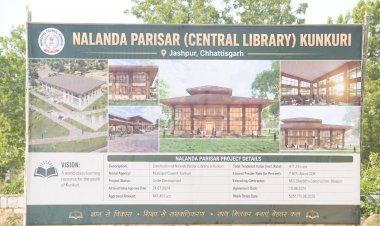 मुख्यमंत्री विष्णुदेव साय की पहल: कुनकुरी में 4.37 करोड़ की लागत से बन रहा है 250 सीटर का सर्वसुविधायुक्त नालंदा  परिसर,युवाओं को मिलेगी 24 घंटे अध्ययन की सुविधा